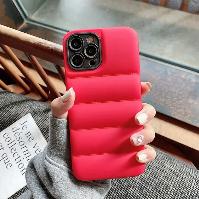 Jacket Puffer Bumper Matte Phone Case Nestify
