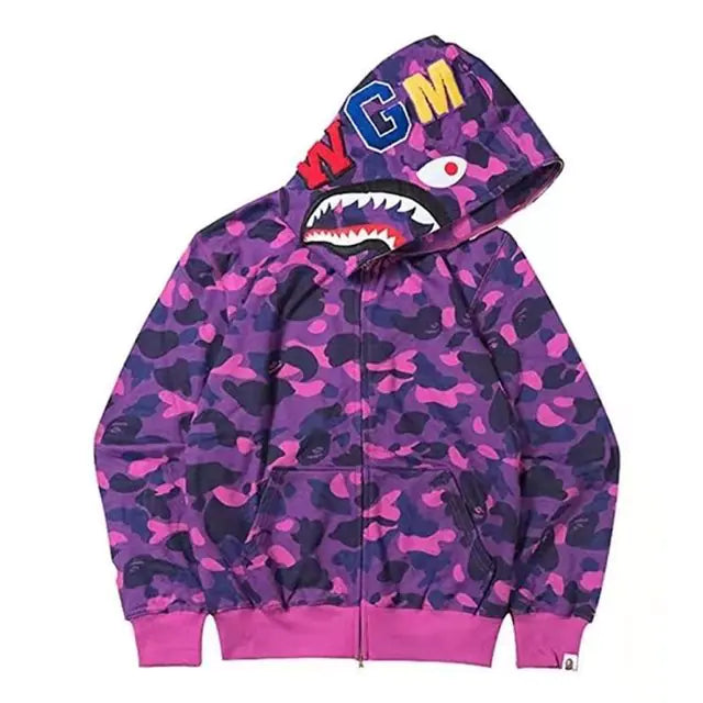 Camo “Bape-Ape” Hoodies.