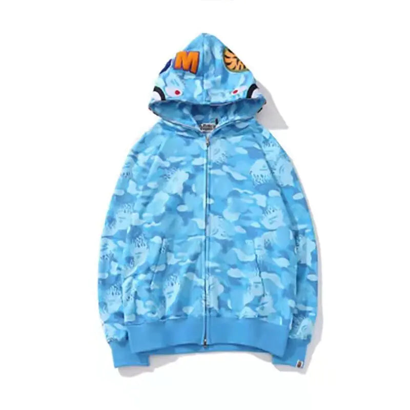 Camo “Bape-Ape” Hoodies.