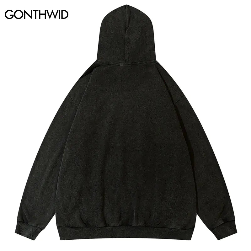 Ripped Teeth Patch Hoodies Nestify