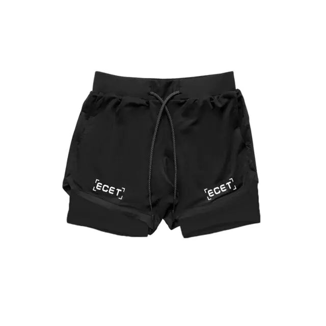 2 in 1 Double Layer Shorts Nestify