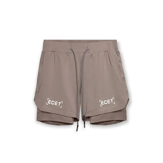 2 in 1 Double Layer Shorts Nestify