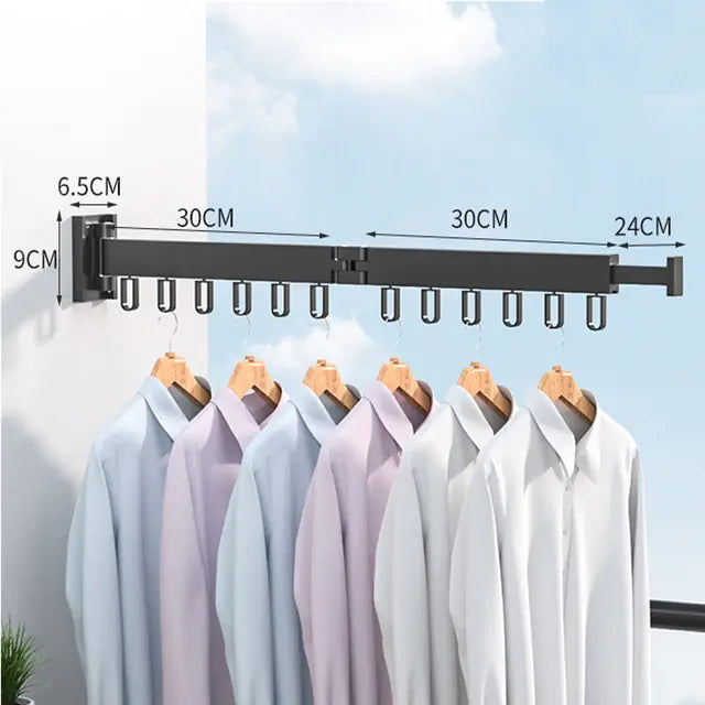 Retractable Cloth Drying Rack Nestify