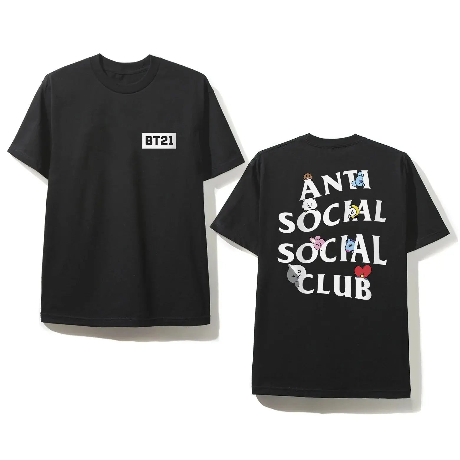 BTS x BT21 Exclusive Peekaboo T-Shirt Nestify