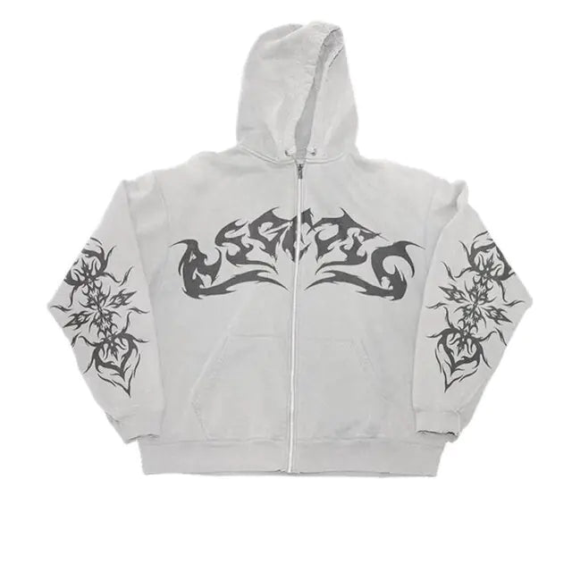 Vintage Flame Hoodies.