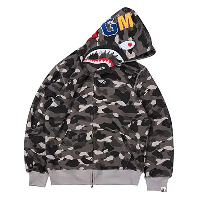 Camo “Bape-Ape” Hoodies.