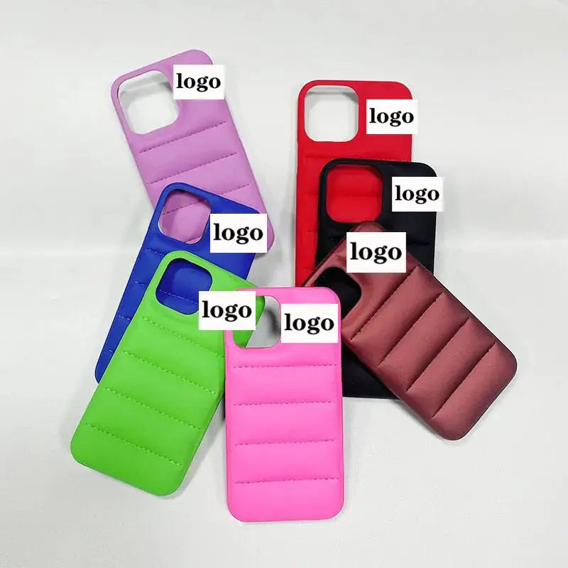 Custom Puffer Jacket iPhone Case.