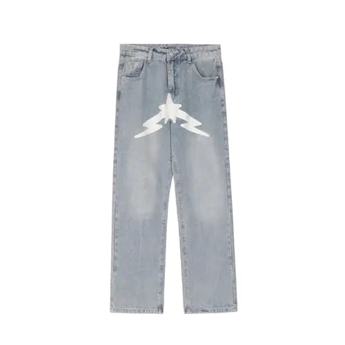 Designer Star Print Pants Nestify