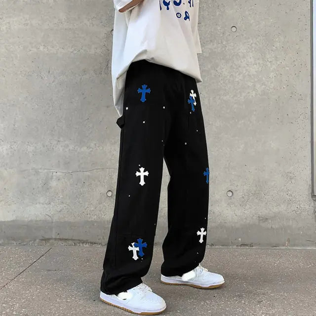 Streetwear Embroidery Baggy Jeans Nestify