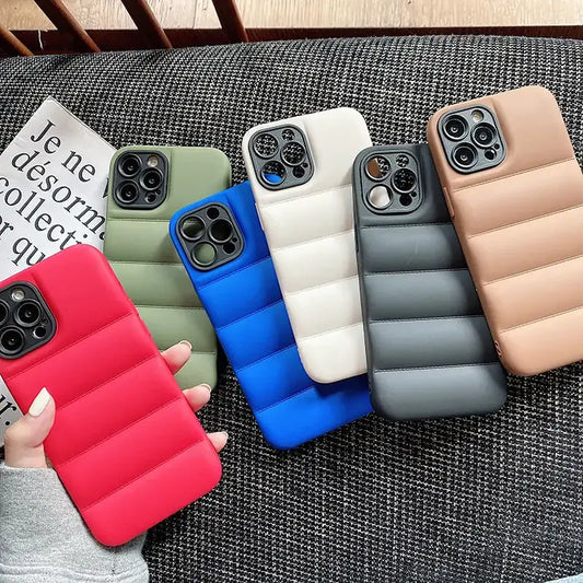 Jacket Puffer Bumper Matte Phone Case Nestify