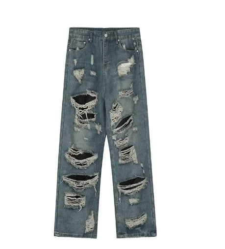 High Waist Ripped Jeans Nestify