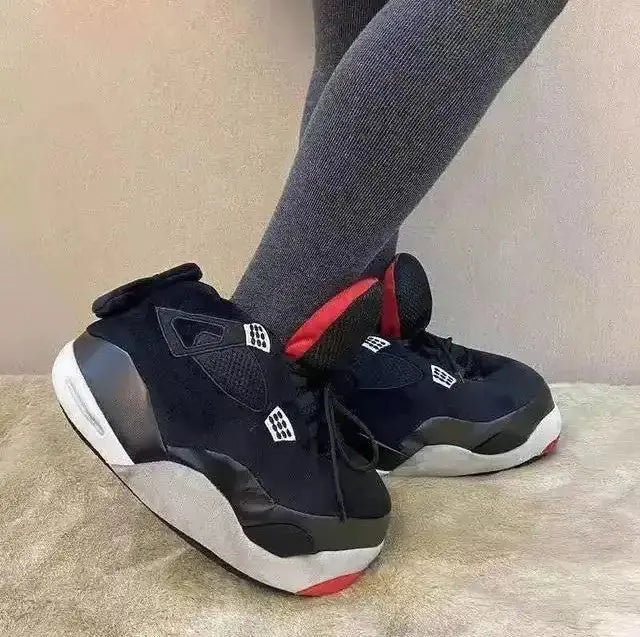 Retro Inspired Novelty Sneaker Slippers Nestify