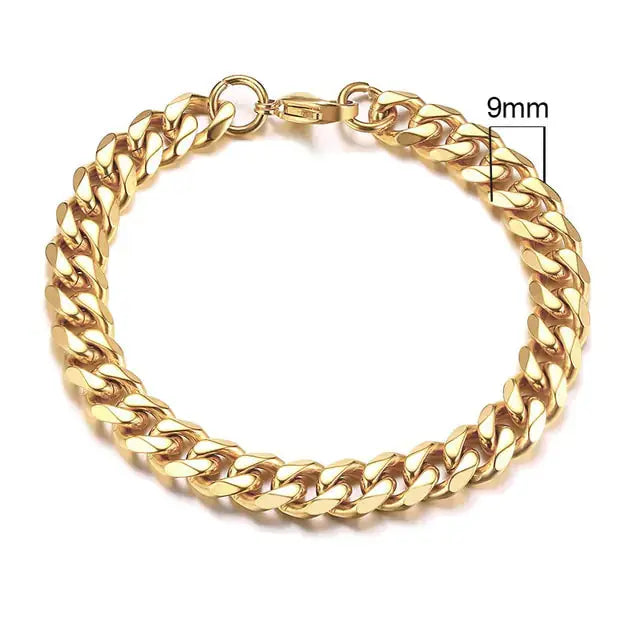 Vnox Men's Chunky Curb Chain Bracelet Nestify