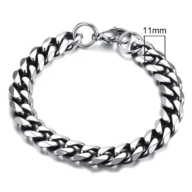 Vnox Men's Chunky Curb Chain Bracelet Nestify