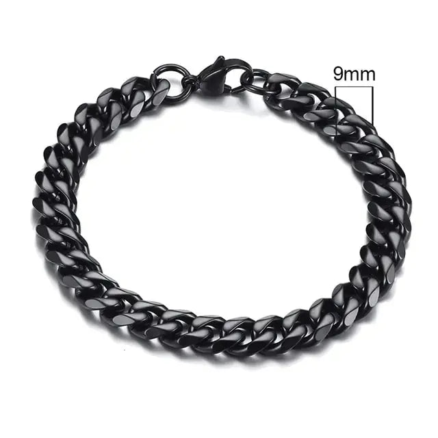 Vnox Men's Chunky Curb Chain Bracelet Nestify