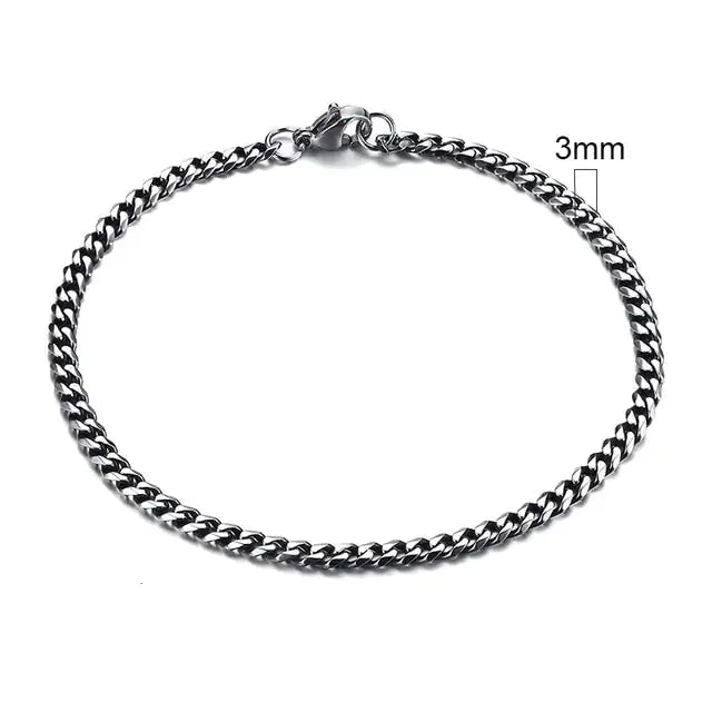 Vnox Men's Chunky Curb Chain Bracelet Nestify