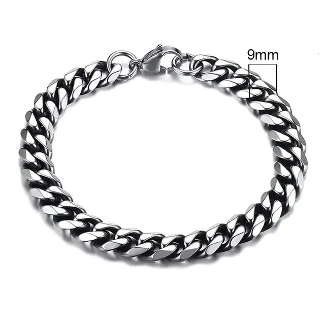 Vnox Men's Chunky Curb Chain Bracelet Nestify