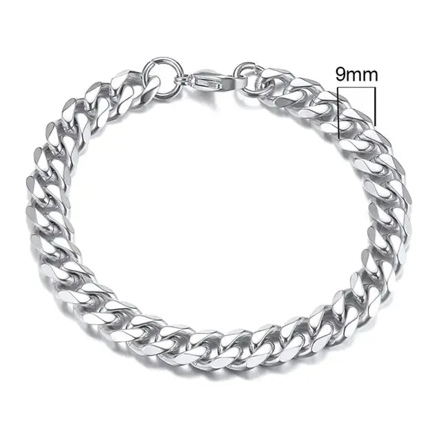 Vnox Men's Chunky Curb Chain Bracelet Nestify