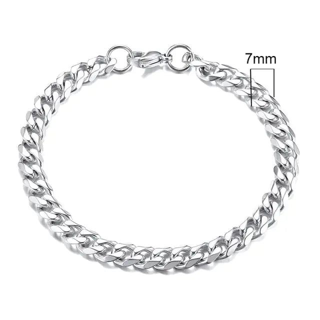 Vnox Men's Chunky Curb Chain Bracelet Nestify