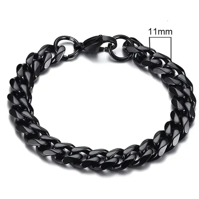 Vnox Men's Chunky Curb Chain Bracelet Nestify