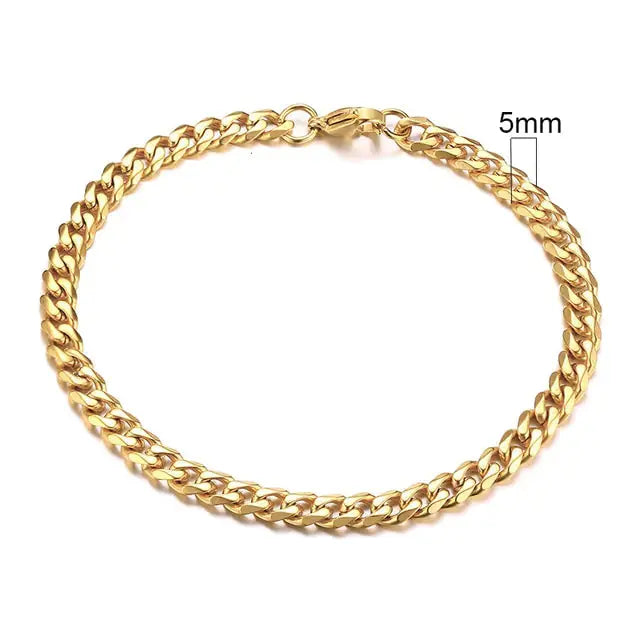 Vnox Men's Chunky Curb Chain Bracelet Nestify