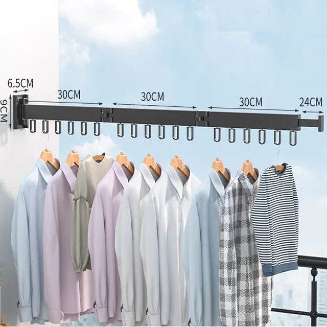 Retractable Cloth Drying Rack Nestify