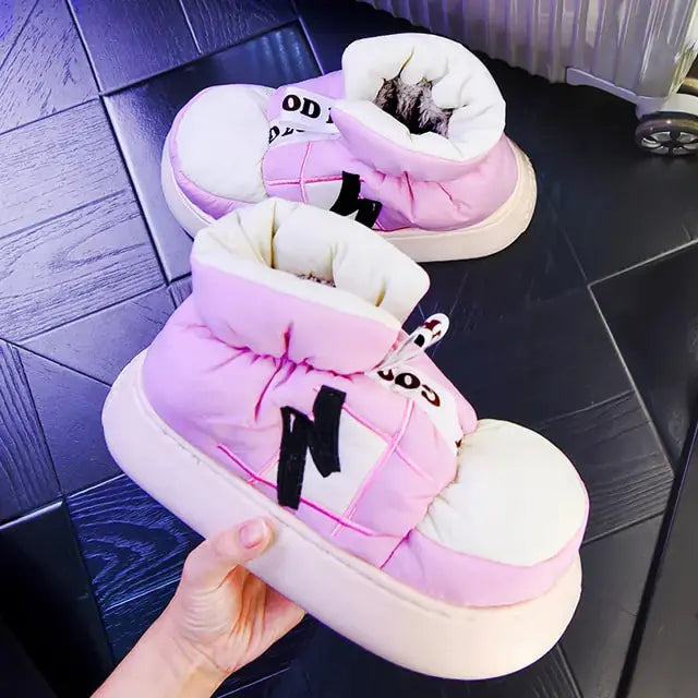 Warm Plush Lining Slippers Nestify