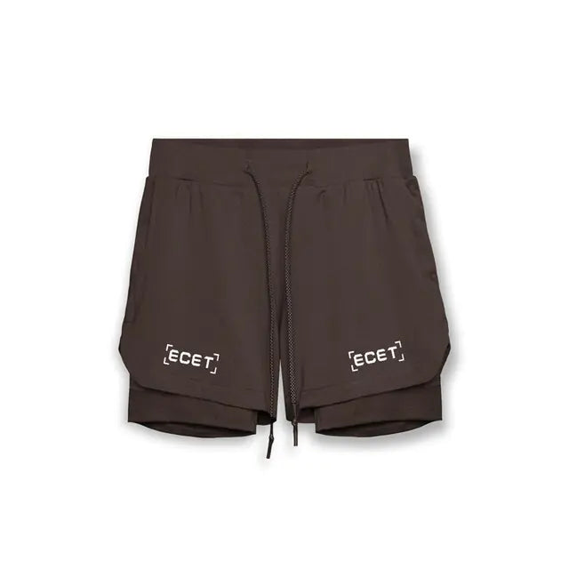 2 in 1 Double Layer Shorts Nestify