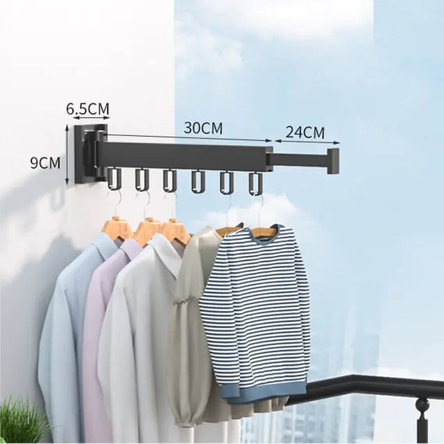 Retractable Cloth Drying Rack Nestify