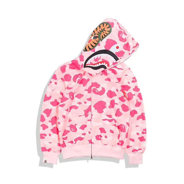 Camo “Bape-Ape” Hoodies.