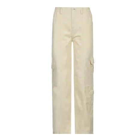 Cargo Solid Baggy Pants Nestify