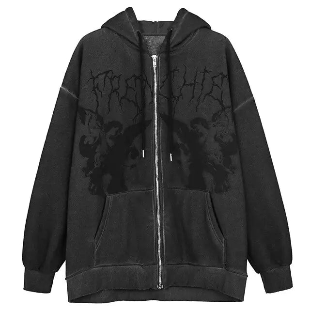 Women's Skeleton Print Hoodies Nestify