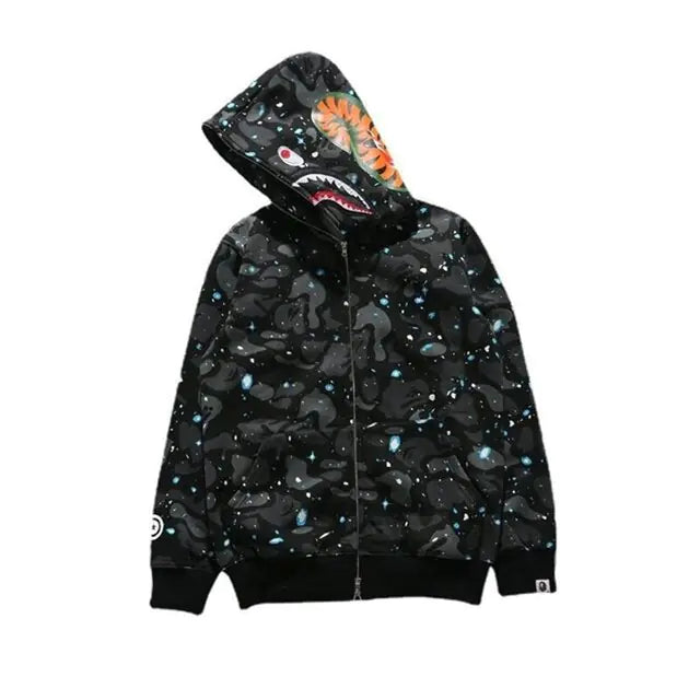 Camo “Bape-Ape” Hoodies.