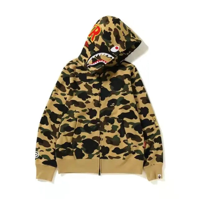 Camo “Bape-Ape” Hoodies.