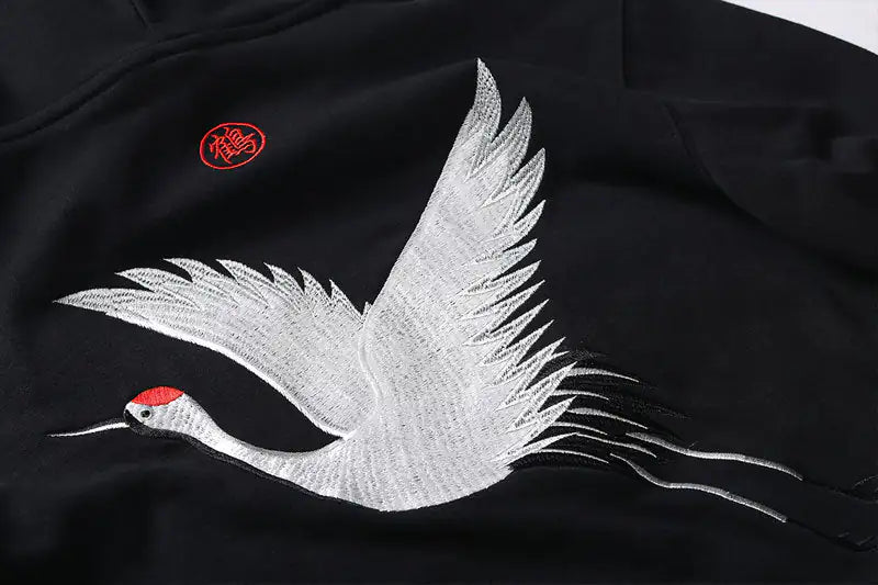 Crane Graphic Hoodie.