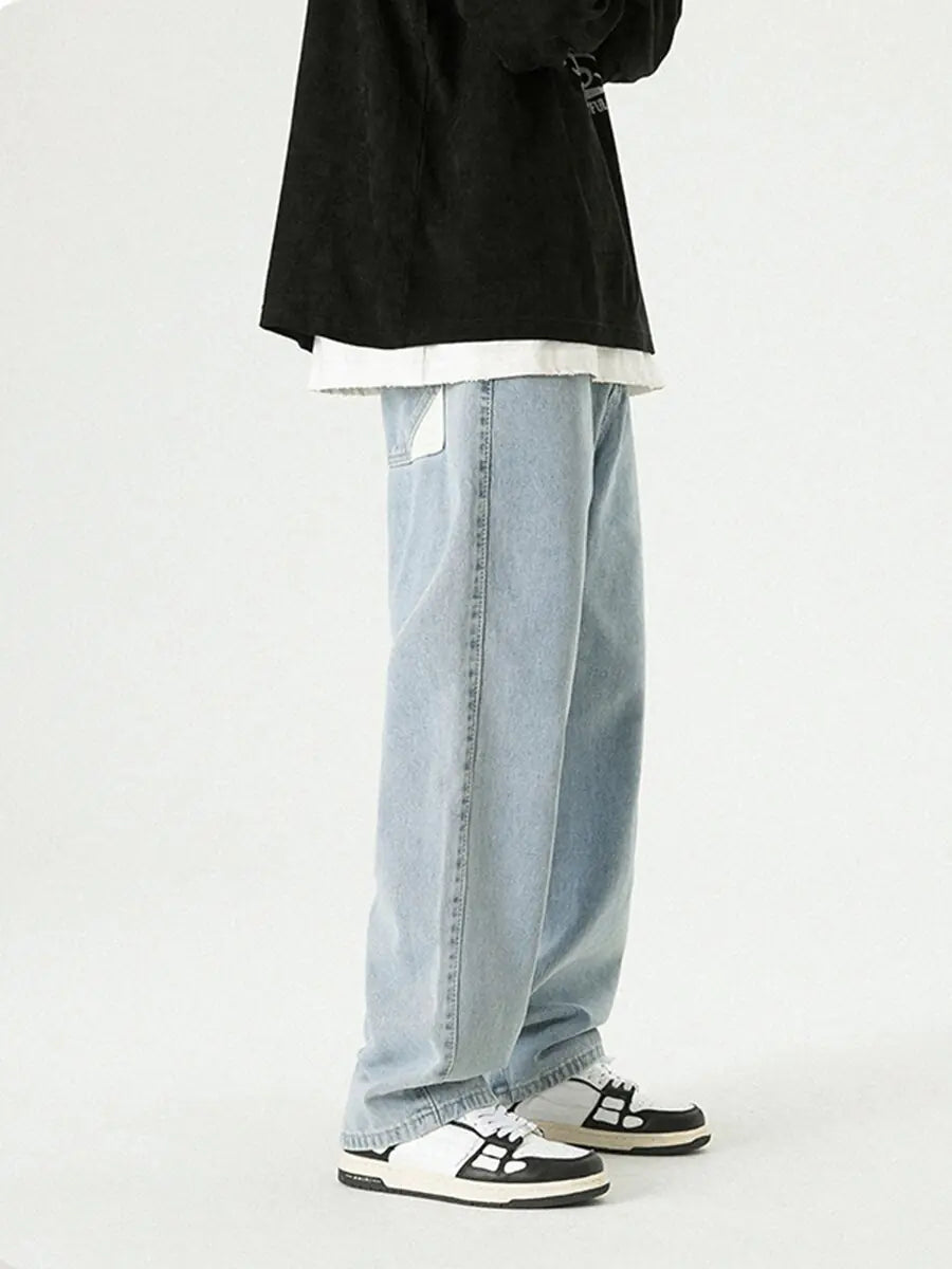 Retro Loose Straight Wide Leg Pants Nestify