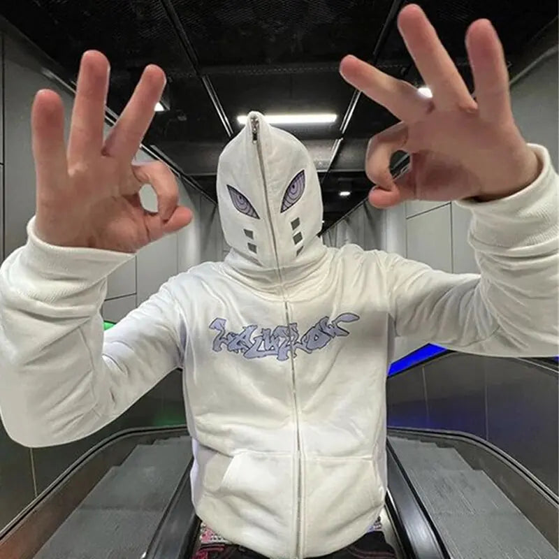 Full Zip Star Print Hoodies Nestify
