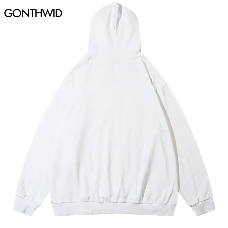 Ripped Teeth Patch Hoodies Nestify