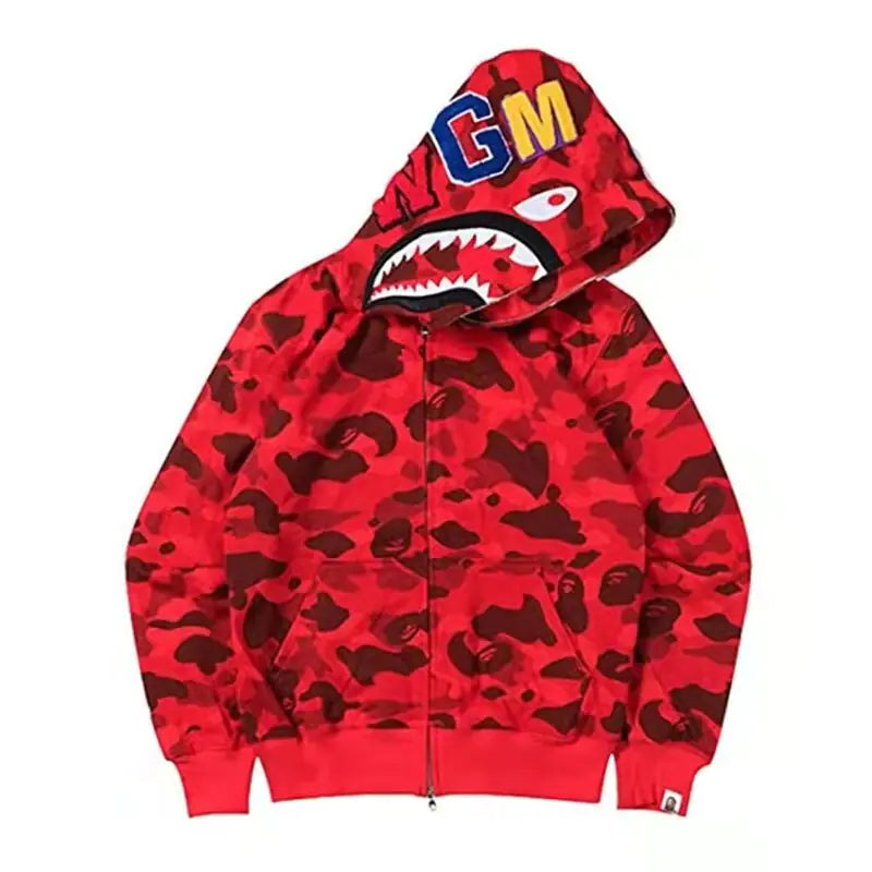 Camo “Bape-Ape” Hoodies.