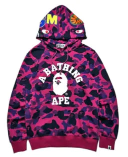 Camo “Bape-Ape” Hoodies.
