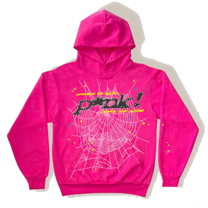 Spider Web Print Pants & Hoodies Nestify