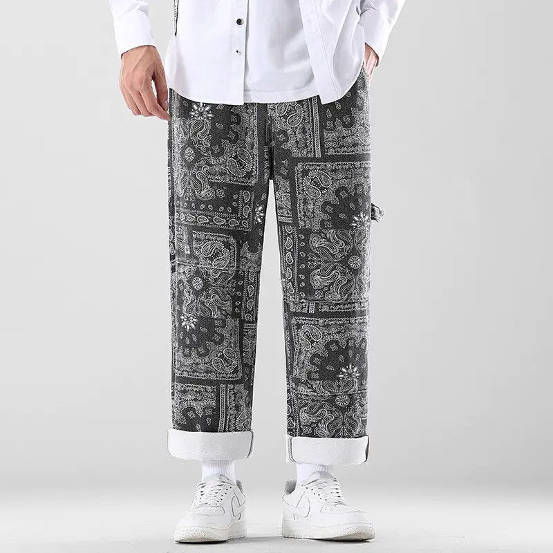 Printed Men's Loose Pants Nestify