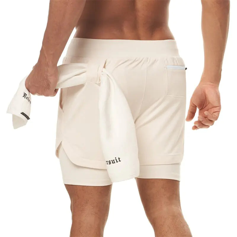 2 in 1 Double Layer Shorts Nestify