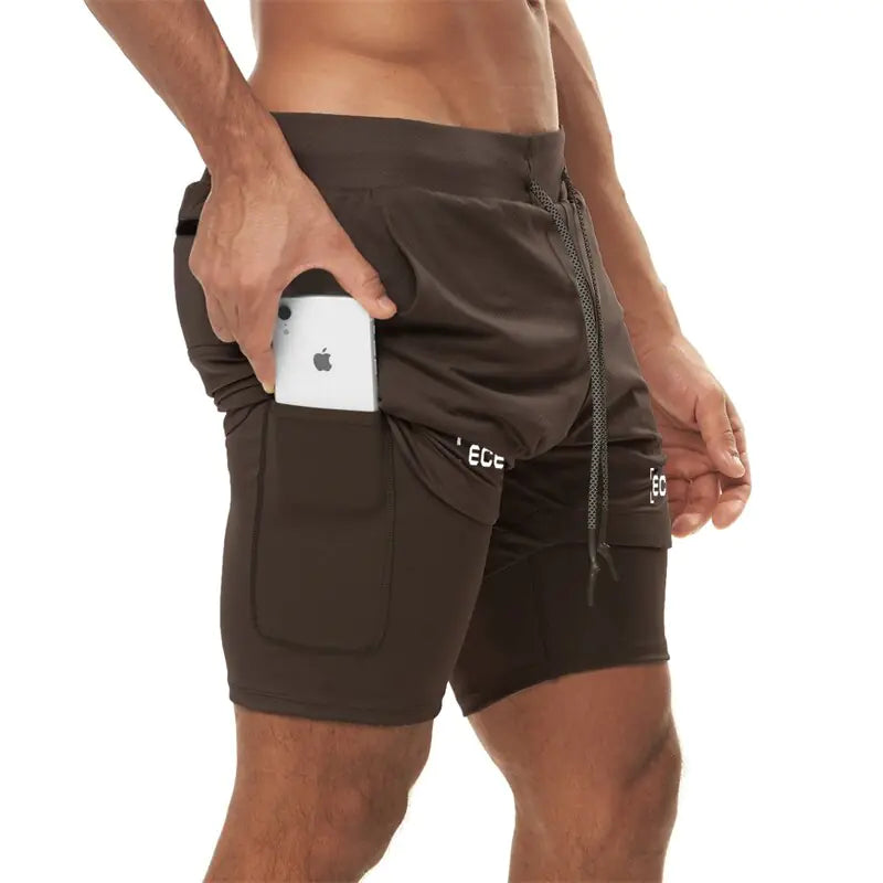 2 in 1 Double Layer Shorts Nestify