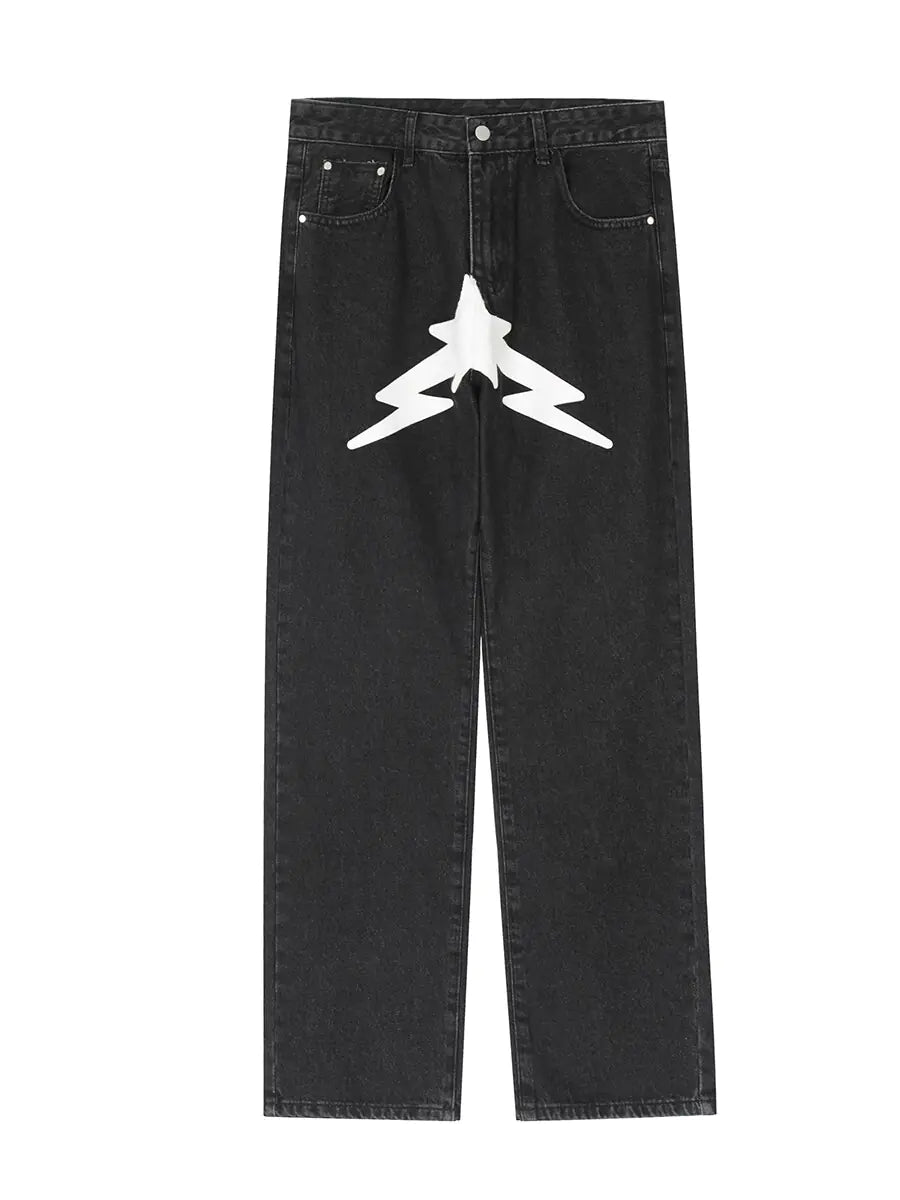 Designer Star Print Pants Nestify