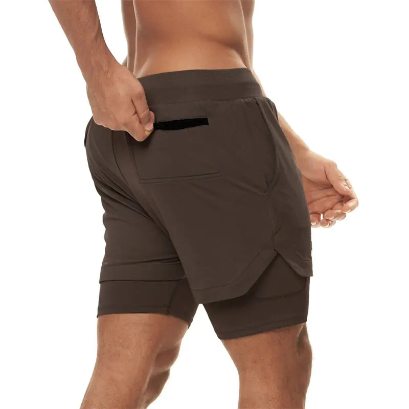 2 in 1 Double Layer Shorts Nestify