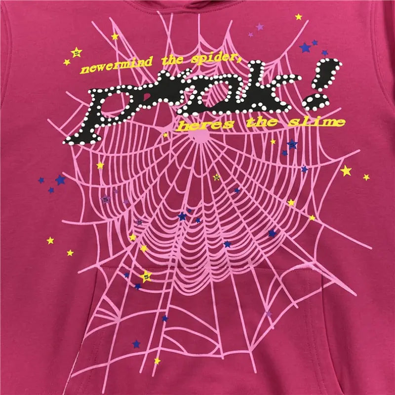 Spider Web Print Pants & Hoodies Nestify