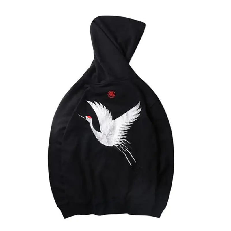 Crane Graphic Hoodie.