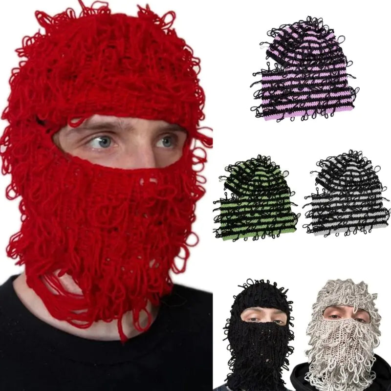 Halloween Balaclava Knit Beanie Hat Nestify