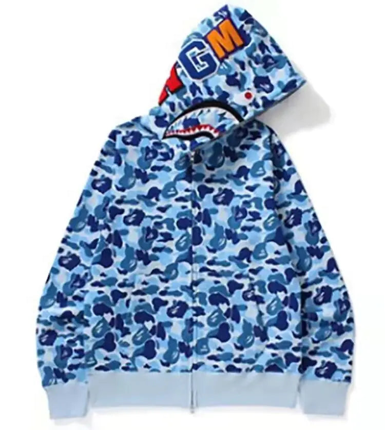 Camo “Bape-Ape” Hoodies.